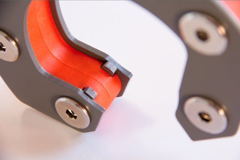 أداة توصيل وصلة ربط سريعة من HitchGrip لمركبات RV ومقطورة السفر وتوزيع الوزن على شكل كرة تناسب الكرات مقاس 2-5/16 بوصة باللون البرتقالي - Image 4